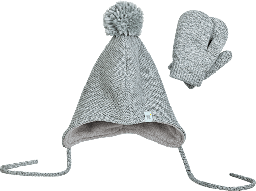Babyset Wollmix grau keine Marke
