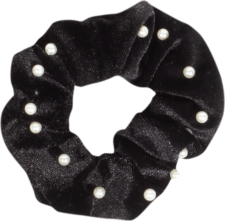 Scrunchie Perlen schwarz keine Marke