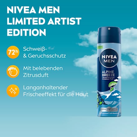 Antitranspirant Deospray Alpine Breeze NIVEA MEN