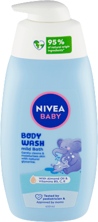 Detský jemný sprchovací gél NIVEA BABY