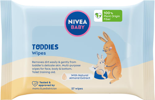 Vlažni čistilni robčki Toddies NIVEA BABY