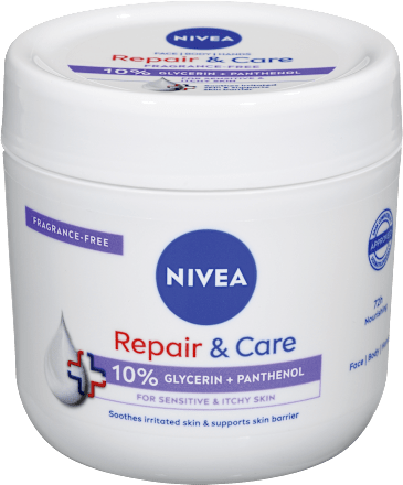 Крем за тяло Repair&Care Glycerin+Panthenol NIVEA