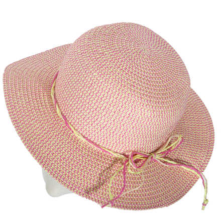 Strohhut Rosa für Kinder PURSET
