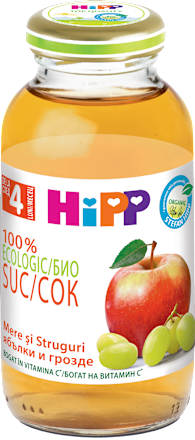 Био сок от ябълки и грозде HiPP