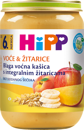EKO kašica za bebe – blaga voćna kašica, 6+mj. HiPP