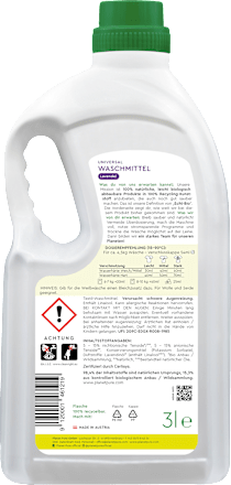 Vollwaschmittel Lavendel planet pure