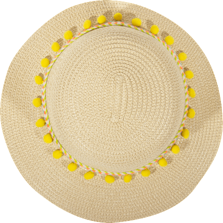 Strohhut mit Bast-Band PURSET