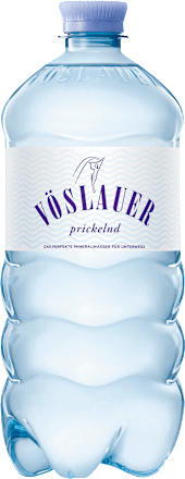 Natürliches Mineralwasser prickelnd VÖSLAUER