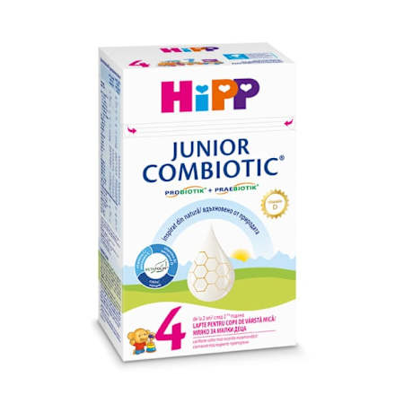 Lapte praf formulă de creștere Junior Combiotic 4, 2+ HiPP