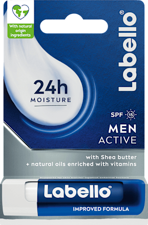 Balzam na pery pre mužov Active OF 15 24h Moisture Labello