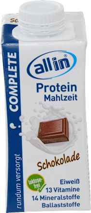 Trinkmahlzeit Protein Complete Schokolade allin