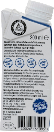 Trinkmahlzeit Protein Complete Schokolade allin