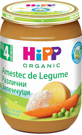Био пюре с различни зеленчуци HiPP