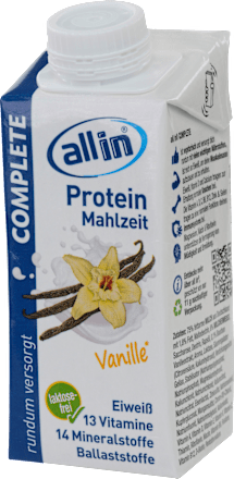 Trinkmahlzeit Protein Complete Vanille allin