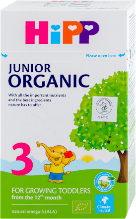 JUNIOR ORGANIC 3 mleko za bebe, od 1. godine  HiPP