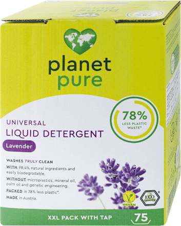 Detersivo universale alla lavanda in busta di alluminio planet pure