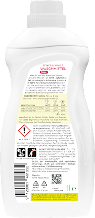 Waschmittel Feines & Wolle Rose planet pure