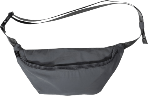 Tasche grau mit Crossbody-Funktion PURSET