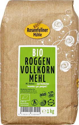Roggenvollkornmehl Bio Rosenfellner Mühle