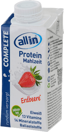Trinkmahlzeit Protein Complete Erdbeere all in