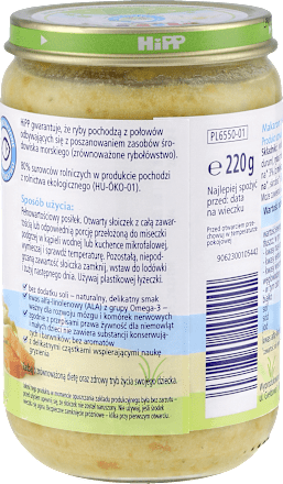 Makaron z rybą morską i brokułami  HiPP