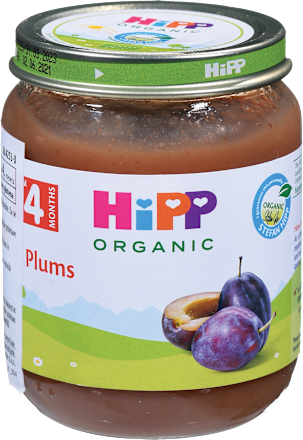 ORGANIC voćna kašica - šljiva, od 4. meseca HiPP