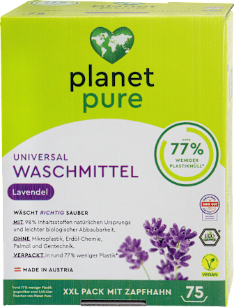 Universalwaschmittel Flüssig Lavendel planet pure