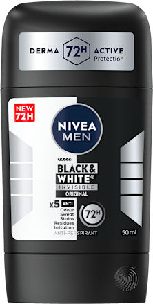 Deodorant v stiku Black & White Invisible Original NIVEA MEN