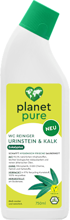 WC Reiniger Urinstein & Kalk Eukalyptus planet pure