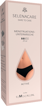 Periodenunterwäsche Slip Active schwarz Gr. M SELENACARE