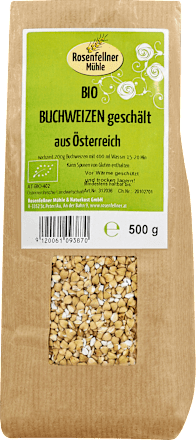 Getreide Buchweizen Bio Rosenfellner Mühle