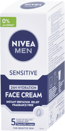 Hydratačný pleťový krém na citlivú pleť Sensitive NIVEA MEN