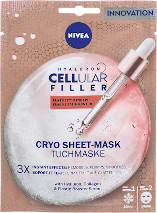 Cryo maska za obraz v robčku Hyaluron Cellular Filler Elasticity Reshape NIVEA