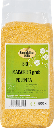 Grieß Bio Mais Polenta grob Rosenfellner Mühle