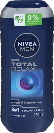 Gel za tuširanje 3 v 1 Total Relax NIVEA MEN