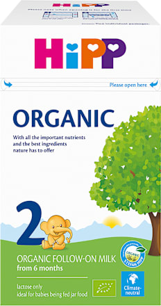 ORGANIC 2 prelazno mleko za odojčad, od 6. meseca HiPP