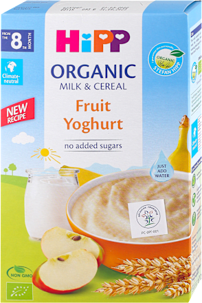 Instant kaša mleko i žitarice - voće sa jogurtom, od 8. meseca HiPP