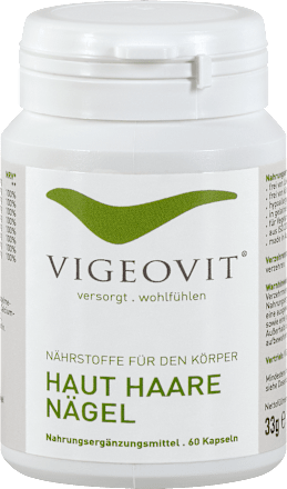 Haut Haare Nägel Kapseln VIGEOVIT