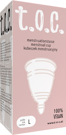 Menstruationstasse Gr. L t.o.c.