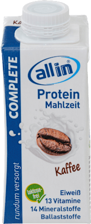 Trinkmahlzeit Protein Complete Kaffee all in