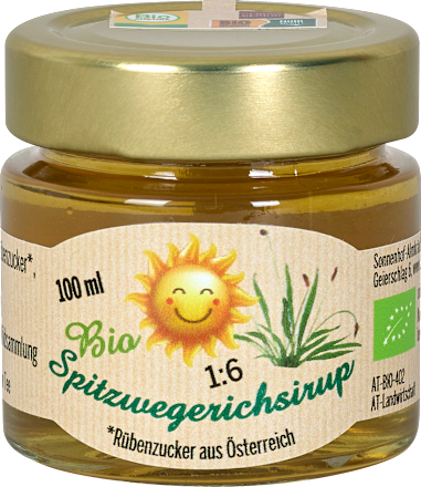 Spitzwegerichsirup Bio Sonnenhof