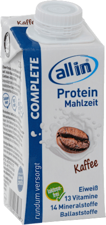 Trinkmahlzeit Protein Complete Kaffee all in
