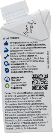 Trinkmahlzeit Protein Complete Banane all in