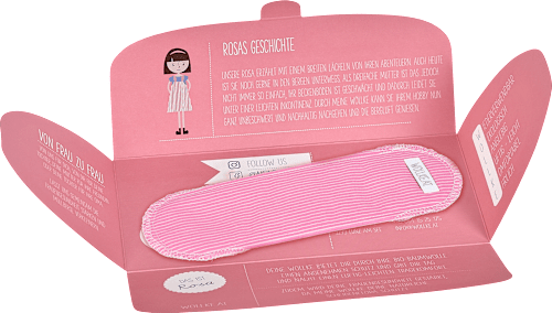 Wiederverwendbare Slipeinlage Rosa Standard, Gr. 200 x 65 mm keine Marke