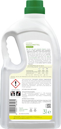 Vollwaschmittel universal Alpenfrische planet pure