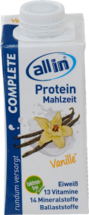 Trinkmahlzeit Protein Complete Vanille allin