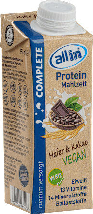 Trinkmahlzeit Protein Complete Hafer & Kakao allin