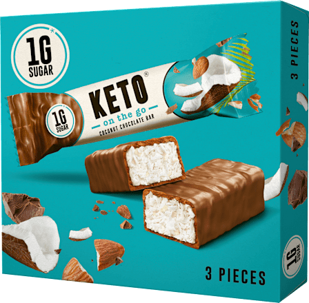 Schokoriegel Coconut Chocolate Dreierpack (3x35g) KETO