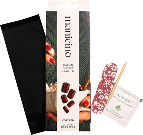 Uv Nagelfolie UVW11 Cosy Red manicino
