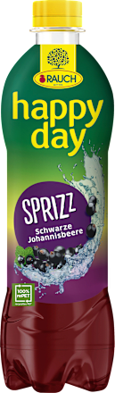 Erfrischungsgetränk Schwarze Johannisbeere Sprizz RAUCH happy day
